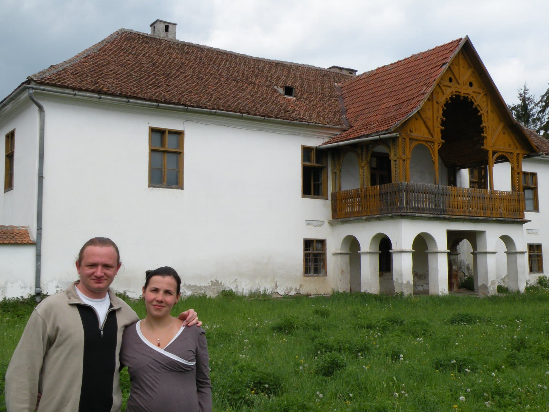 Castle during renovation
